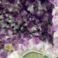 Große Amethyst Druse Geode Kristall violett Naturstein Dekoration