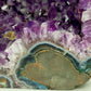 Große Amethyst Druse Geode Kristall violett Naturstein Dekoration