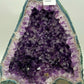Große Amethyst Druse Geode Kristall violett Naturstein Dekoration