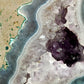 Große Amethyst Druse Geode Kristall violett Naturstein Dekoration