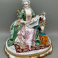 Capodimonte Porzellan Figur Madame Pompadour Italien Signiert