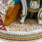Capodimonte Porzellan Figur Madame Pompadour Italien Signiert