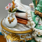 Capodimonte Porzellan Figur Madame Pompadour Italien Signiert