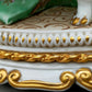 Capodimonte Porzellan Figur Madame Pompadour Italien Signiert