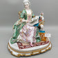 Capodimonte Porzellan Figur Madame Pompadour Italien Signiert