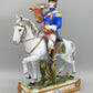 Napoleon Bonaparte Offizier 1808 - Porzellan Figur Limoges Handarbeit
