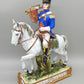 Napoleon Bonaparte Offizier 1808 - Porzellan Figur Limoges Handarbeit
