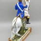 Napoleon Bonaparte Offizier 1808 - Porzellan Figur Limoges Handarbeit