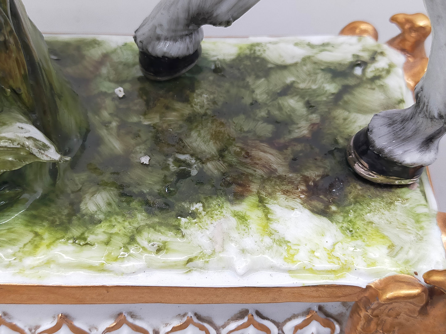 Napoleon Bonaparte Offizier 1808 - Porzellan Figur Limoges Handarbeit