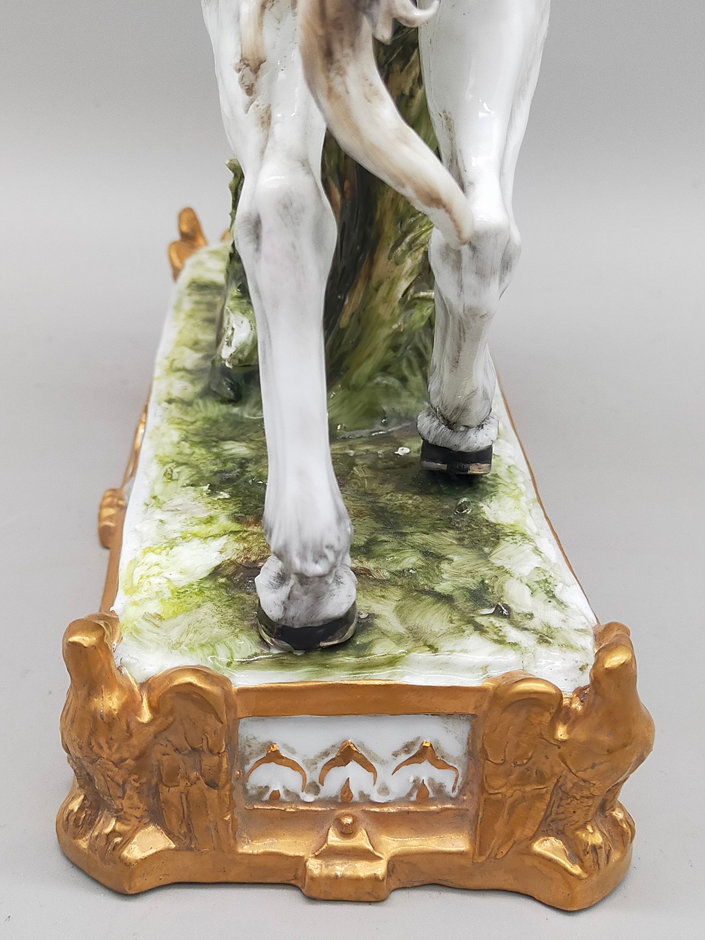 Napoleon Bonaparte Offizier 1808 - Porzellan Figur Limoges Handarbeit