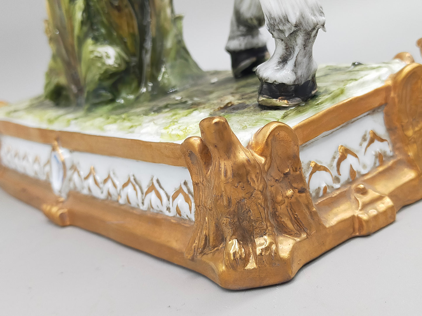 Napoleon Bonaparte Offizier 1808 - Porzellan Figur Limoges Handarbeit