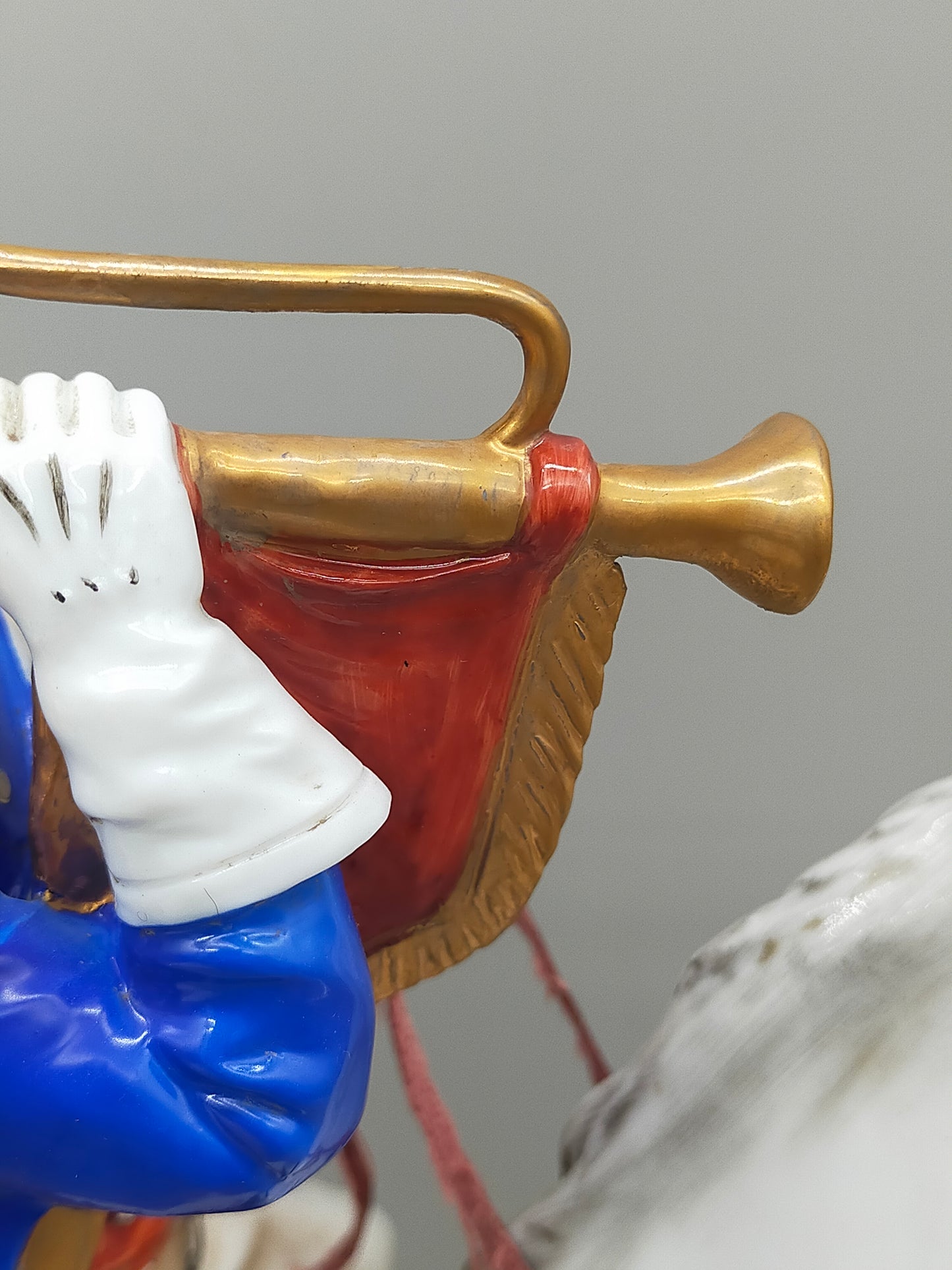 Napoleon Bonaparte Offizier 1808 - Porzellan Figur Limoges Handarbeit