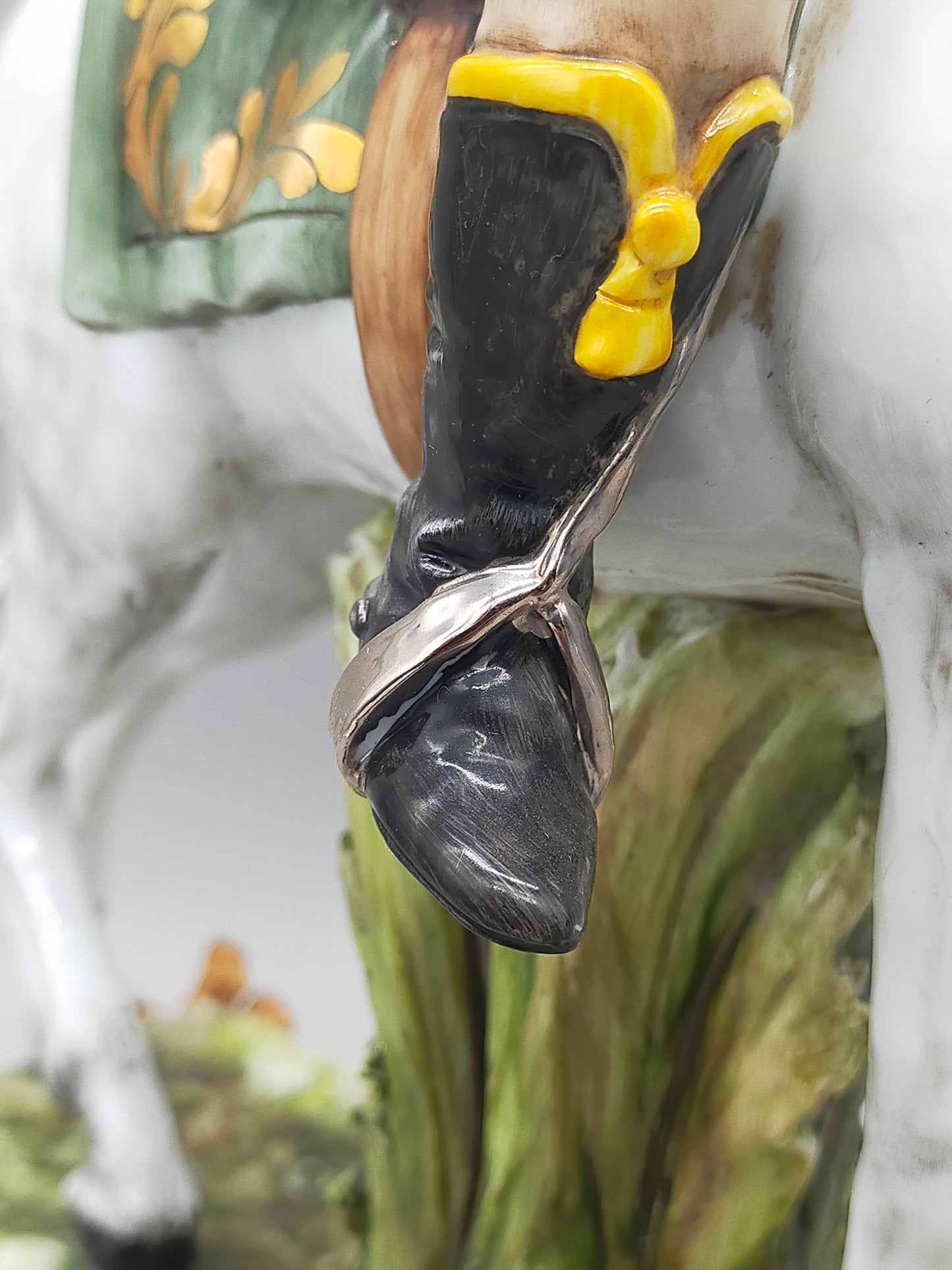 Napoleon Bonaparte Offizier 1808 - Porzellan Figur Limoges Handarbeit