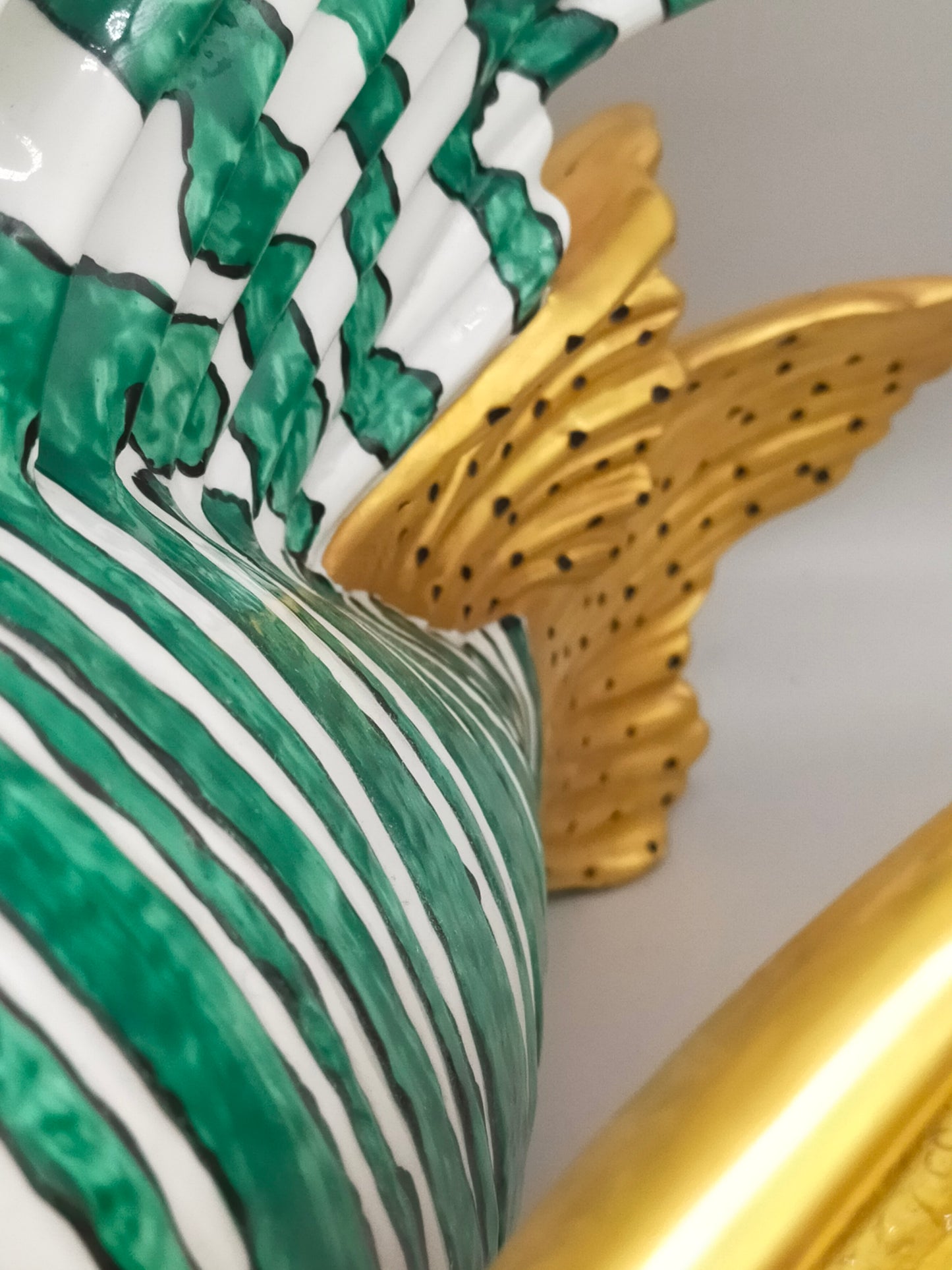 Firenze Porzellan Fisch Figur Italien Handarbeit –  Luxus