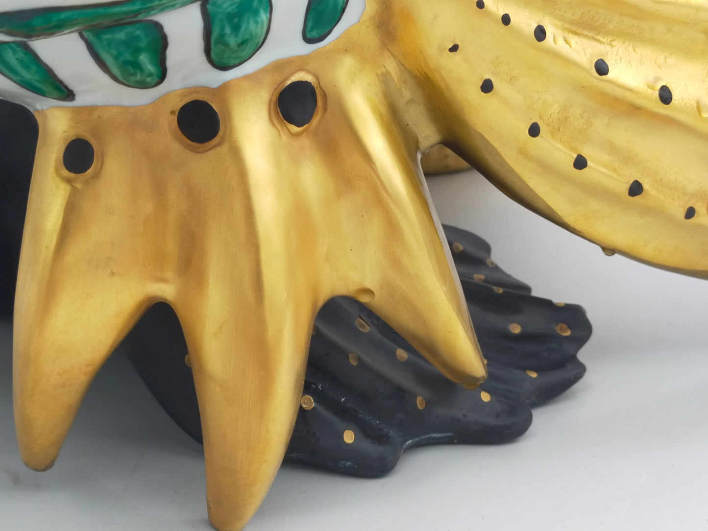 Firenze Porzellan Fisch Figur Italien Handarbeit –  Luxus