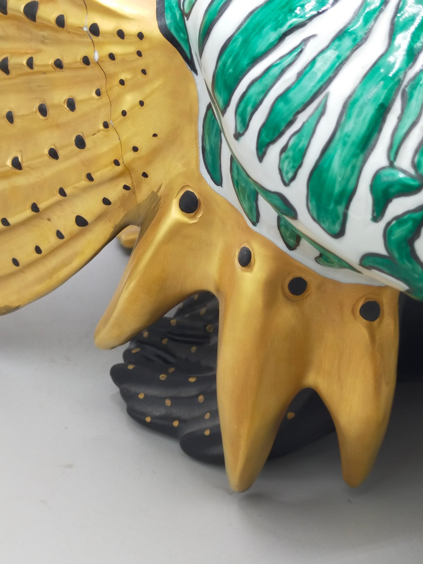 Firenze Porzellan Fisch Figur Italien Handarbeit –  Luxus