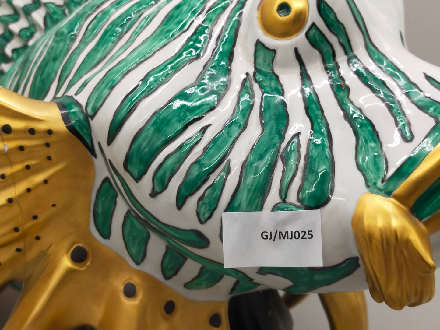 Firenze Porzellan Fisch Figur Italien Handarbeit –  Luxus