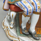 Limoges Porzellan Figur Paar Schach Szene handarbeit signiert