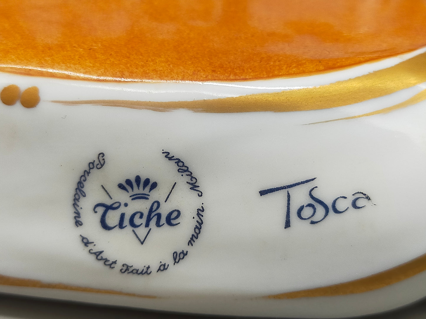 Limoges Porzellan Figur Paar Schach Szene handarbeit signiert