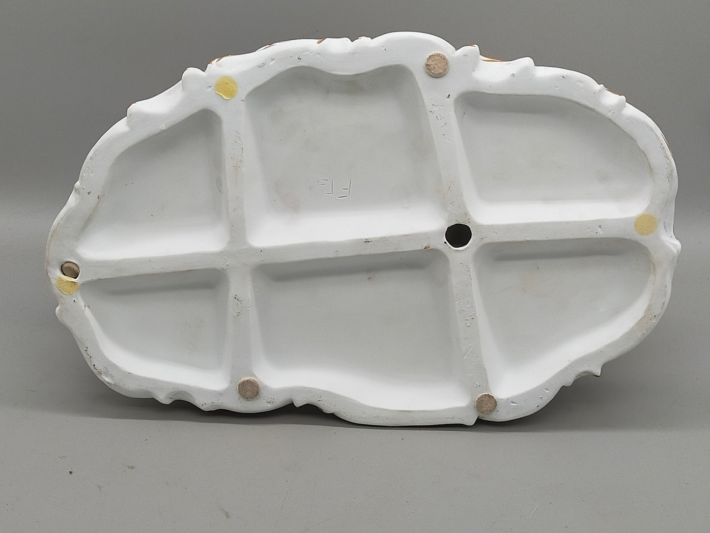 Limoges Porzellan Figur Paar Schach Szene handarbeit signiert