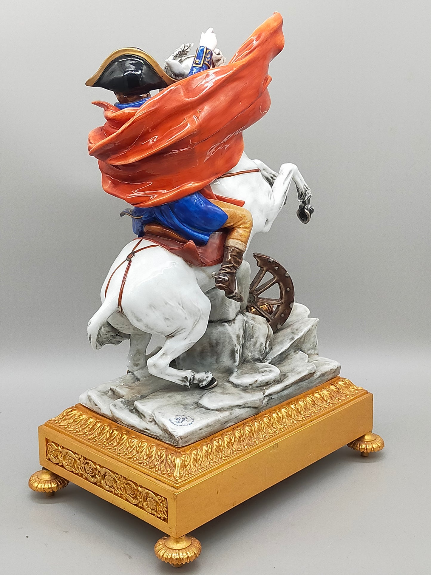Napoleon Bonaparte Reiter Figur Limoges Porzellan -handbemalt - Handarbeit