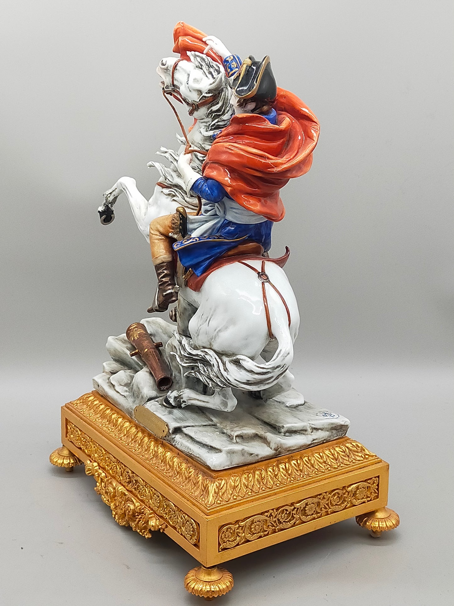 Napoleon Bonaparte Reiter Figur Limoges Porzellan -handbemalt - Handarbeit