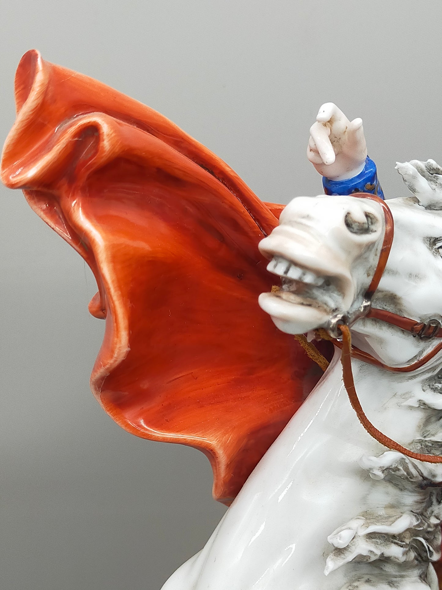 Napoleon Bonaparte Reiter Figur Limoges Porzellan -handbemalt - Handarbeit