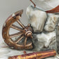 Napoleon Bonaparte Reiter Figur Limoges Porzellan -handbemalt - Handarbeit