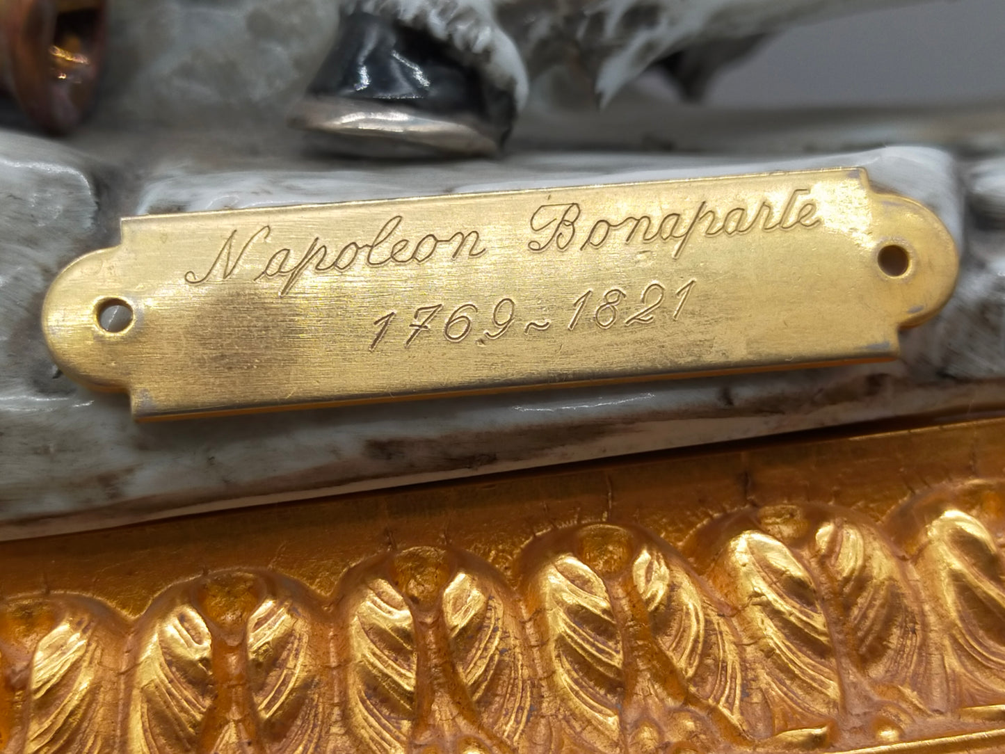 Napoleon Bonaparte Reiter Figur Limoges Porzellan -handbemalt - Handarbeit