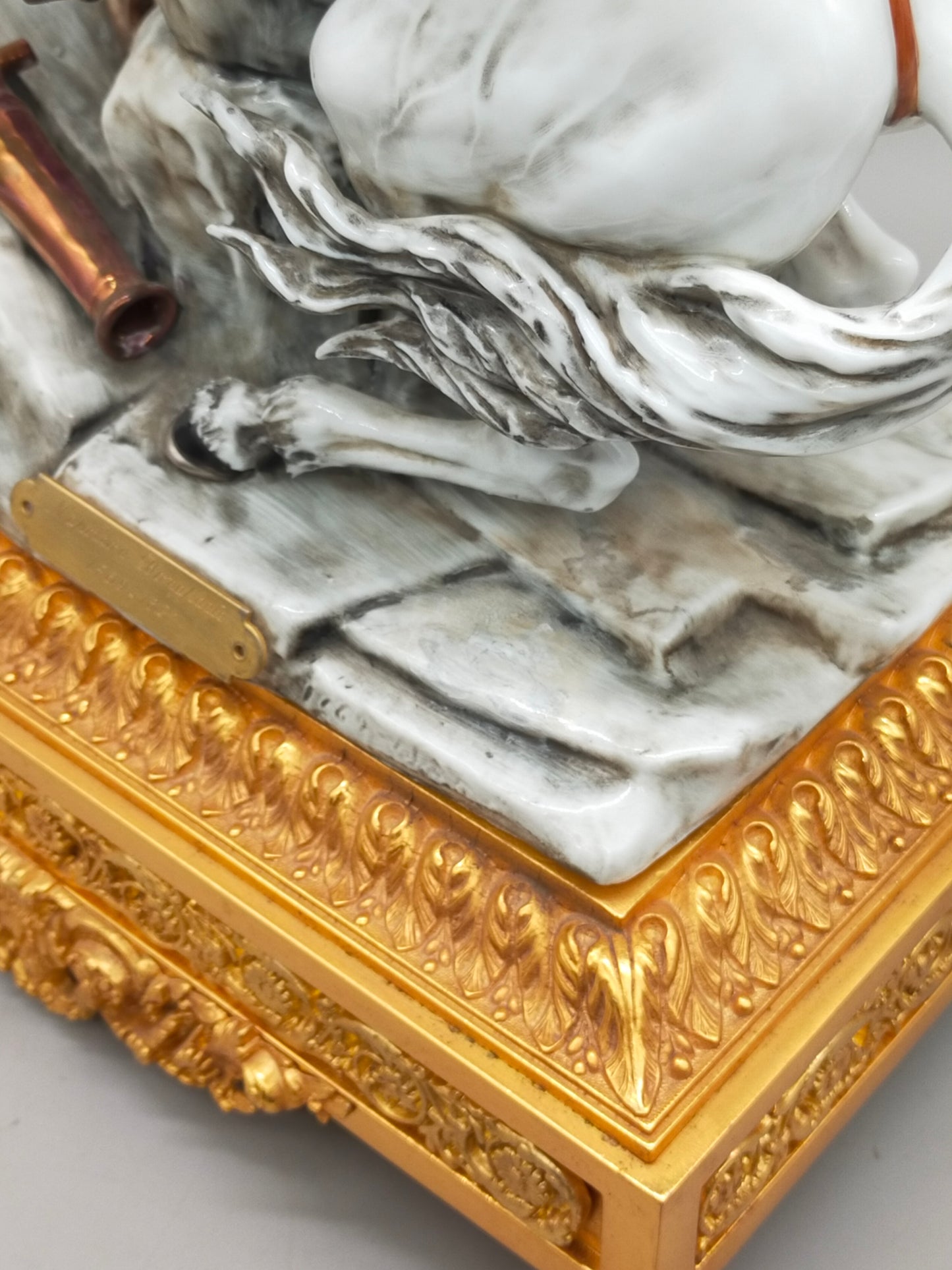 Napoleon Bonaparte Reiter Figur Limoges Porzellan -handbemalt - Handarbeit