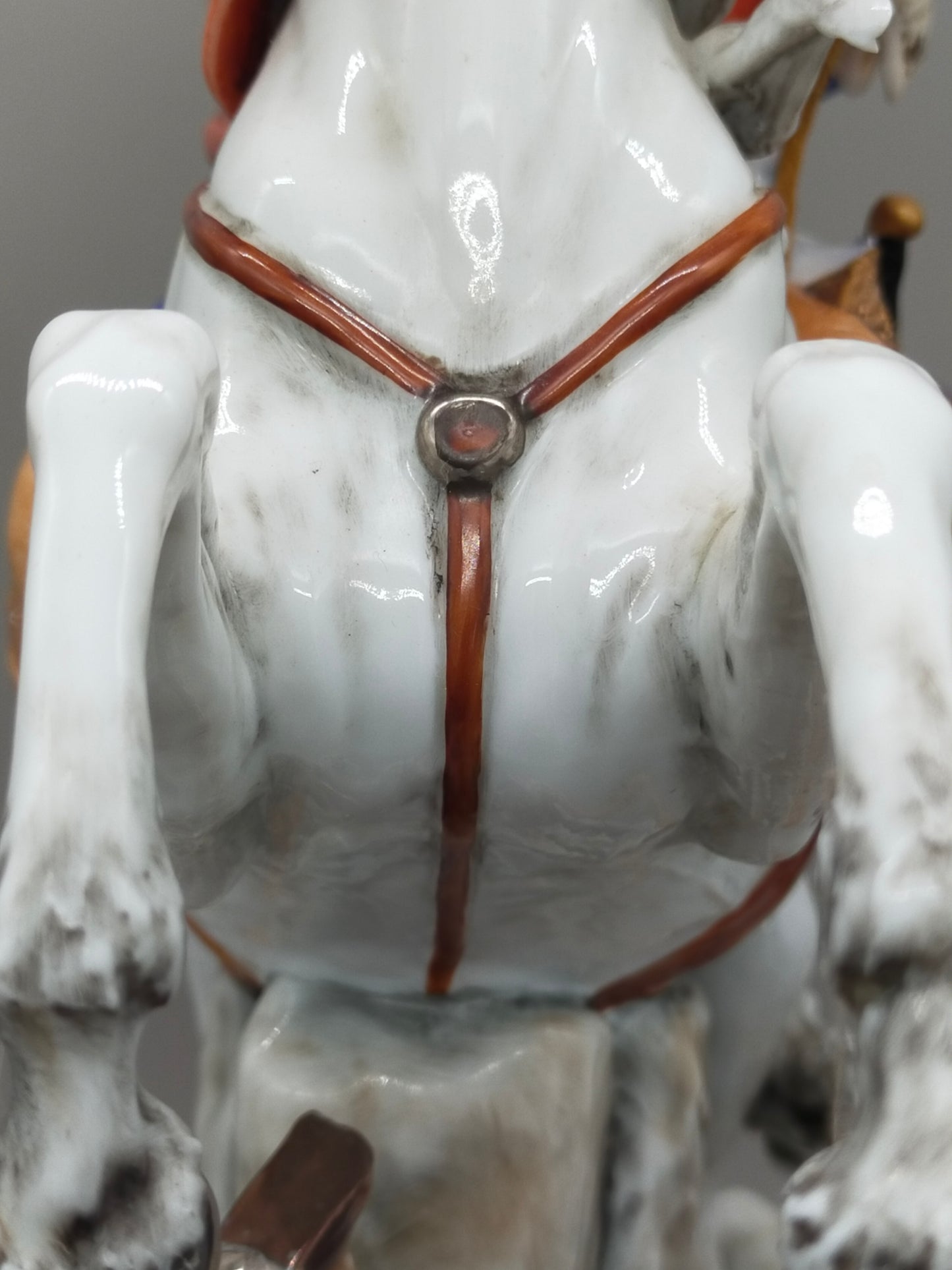 Napoleon Bonaparte Reiter Figur Limoges Porzellan -handbemalt - Handarbeit