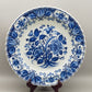 Vintage Delft Blue Holland Wandteller, niederländische Schiffsszene, handbemalte