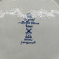 Vintage Delft Blue Holland Wandteller, niederländische Schiffsszene, handbemalte