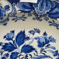 Vintage Delft Blue Holland Wandteller, niederländische Schiffsszene, handbemalte