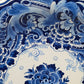 Vintage Delft Blue Holland Wandteller, handbemalte