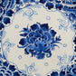 Vintage Delft Blue Holland Wandteller, handbemalte