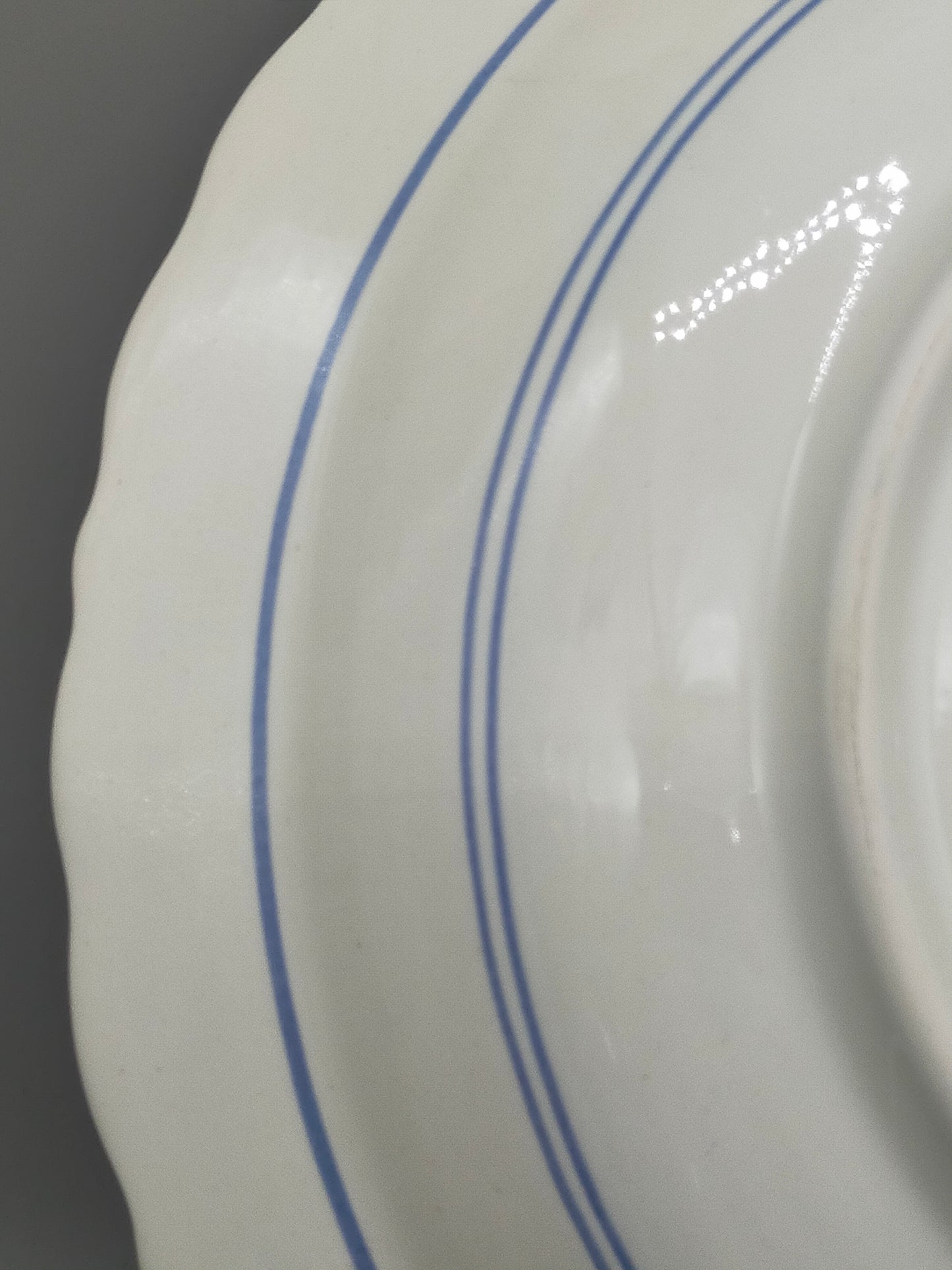 Vintage Delft Blue Holland Wandteller, handbemalte