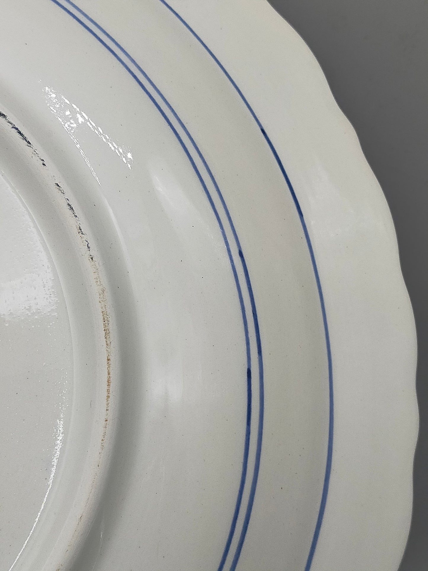 Vintage Delft Blue Holland Wandteller, handbemalte