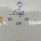 Vintage Delft Blue Holland Wandteller, handbemalte