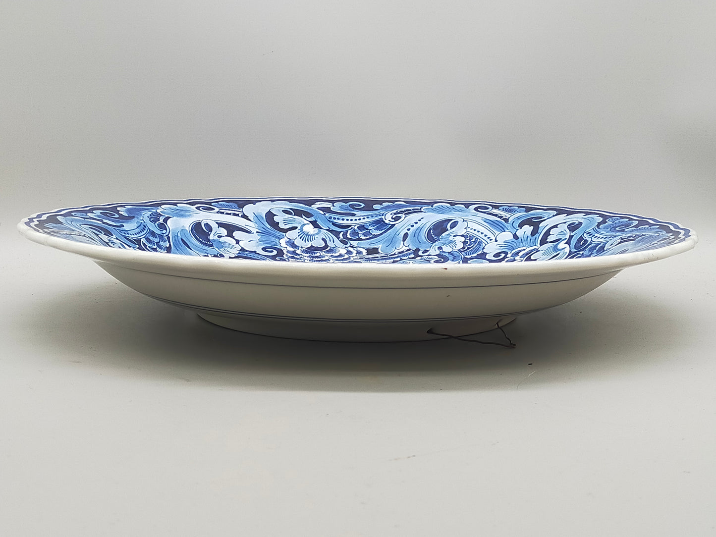 Vintage Delft Blue Holland Wandteller, handbemalte