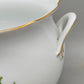 Kaiser Porzellan Schale floral handbemalt mit Goldrand Farbe