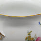 Kaiser Porzellan Schale floral handbemalt mit Goldrand Farbe