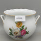 Kaiser Porzellan Schale floral handbemalt mit Goldrand Farbe
