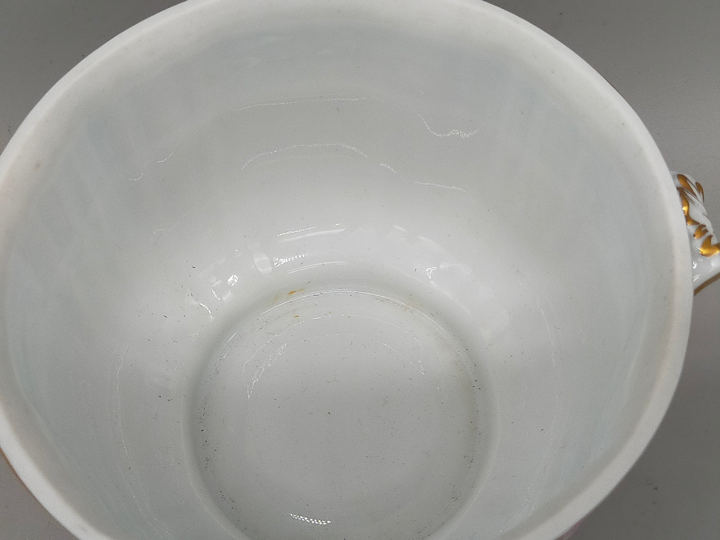 Dresden Porzellan Schale mit Blumenmalerei – Handbemalt