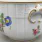 Dresden Porzellan Schale mit Blumenmalerei – Handbemalt