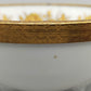Bayreuth Gloria Porzellan Schale Golden Rose 24K Goldrand & florales