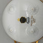 Bayreuth Gloria Porzellan Schale Golden Rose 24K Goldrand & florales