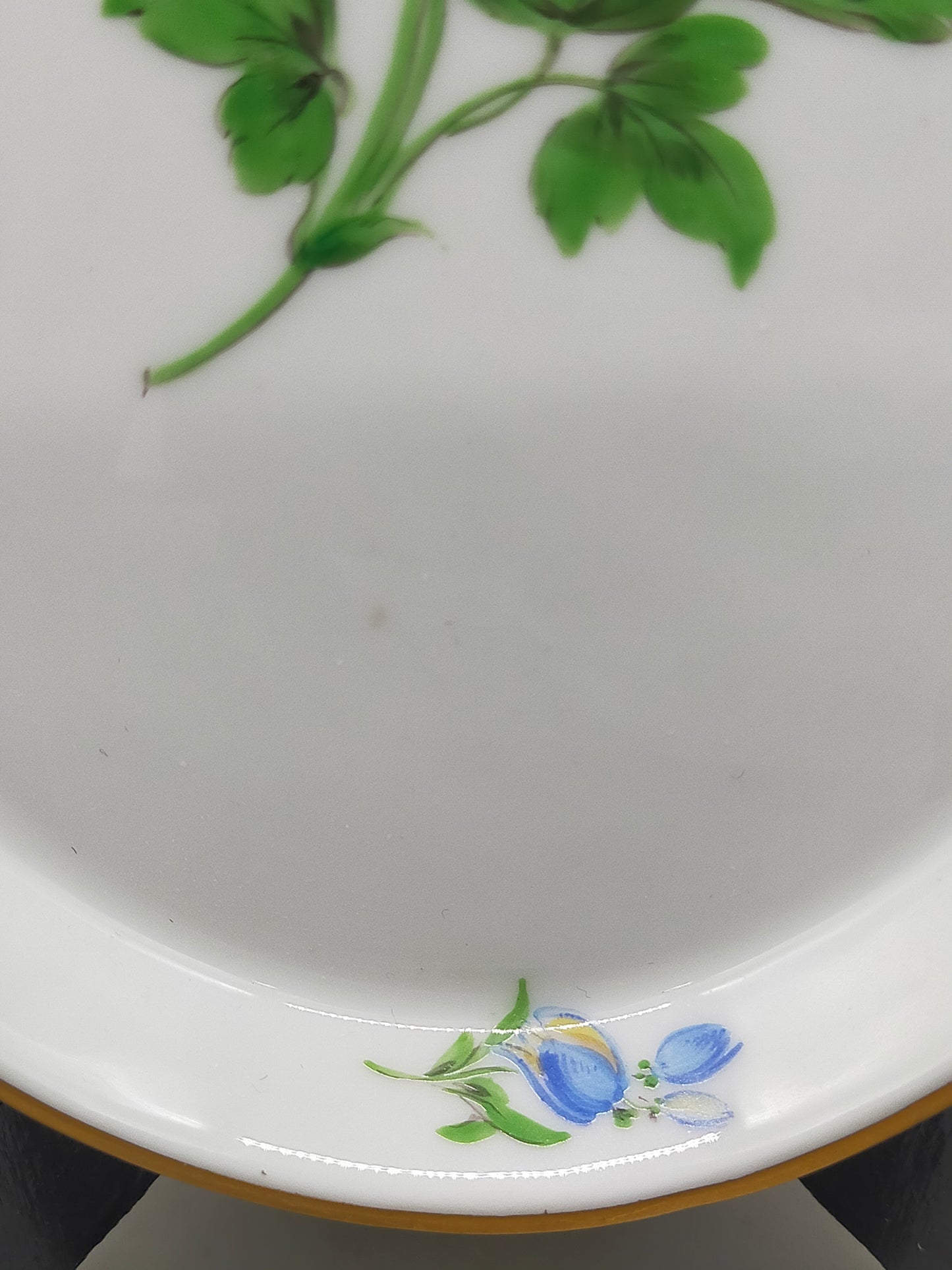 Meissen Porzellan Platte – Handbemalt mit Blumen