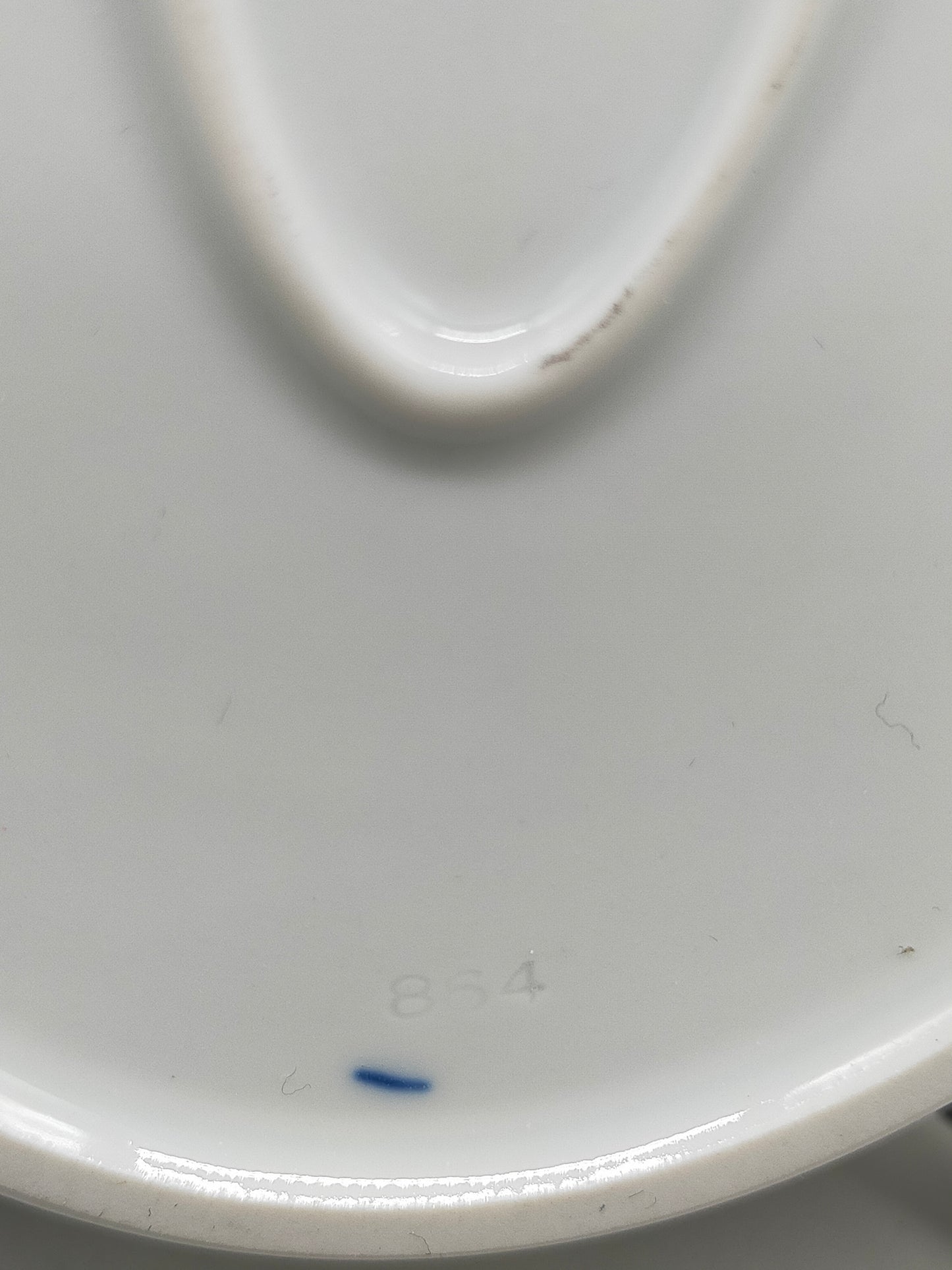 Meissen Porzellan Platte – Handbemalt mit Blumen