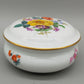 Meissen Porzellan Dose mit Deckel – Handbemalt & Goldfarberand